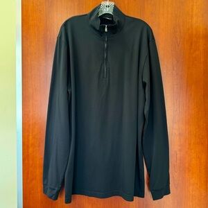 Bogner Long Sleeve 3/4 Zip Shirt Black XXL Collar Bogner Black Shirt Zip Up